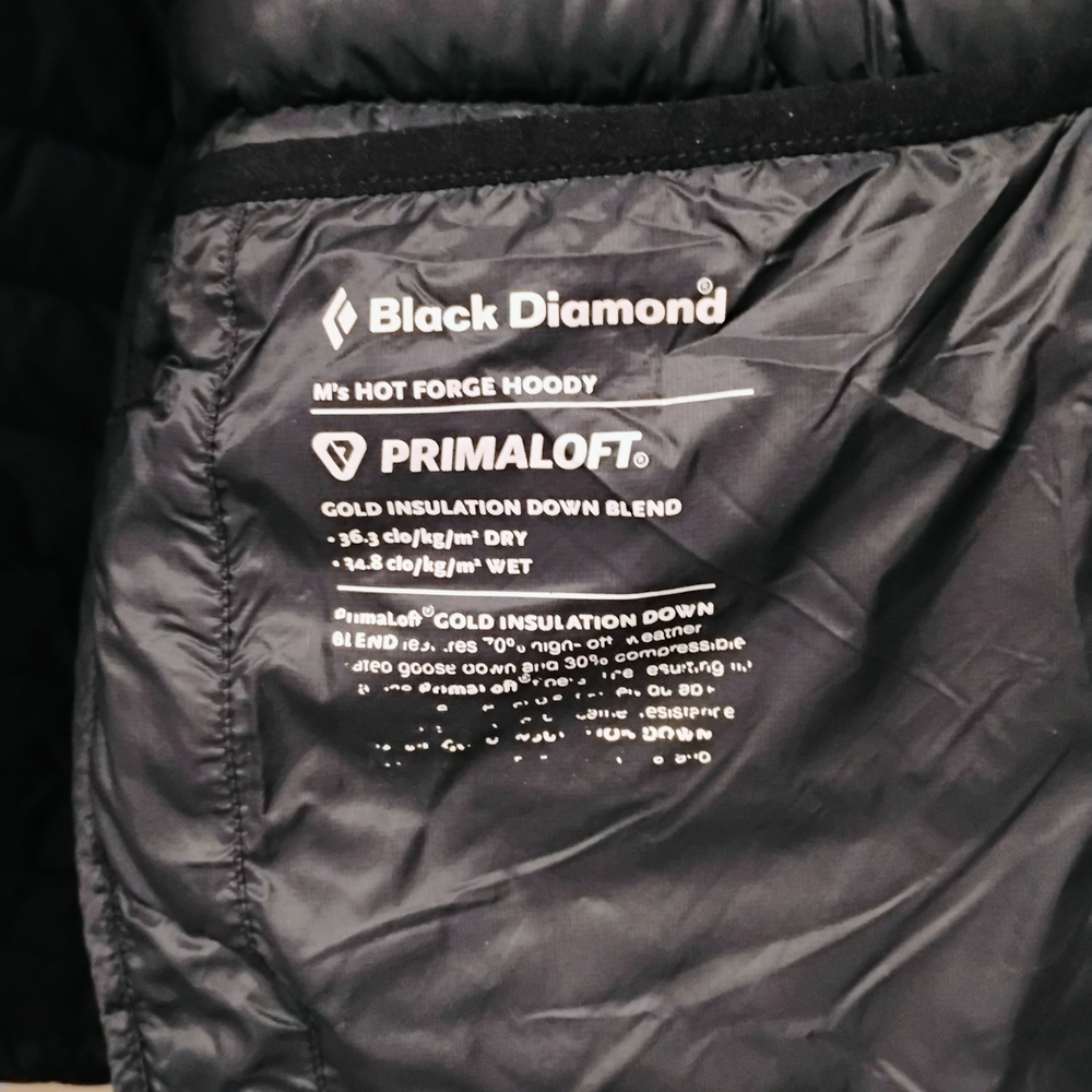 Black Diamond Quilted Black Puffer Jacket - Picture 10 of 13